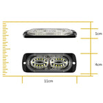 Luce stroboscopica a 24 LED per segnale laterale auto da 12 W