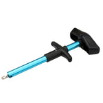 Disaccoppiatore in lega di alluminio a forma di T per amo da pesca Attrezzatura per la pesca in mare 24 x 7,5 cm, Blue, Red, Gray, Blue+ Spring Rope, Red+ Spring Rope, Gray+Spring Rope