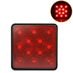 Luci per rimorchio a LED per autoveicoli Luci freno posteriori universali, Black Shell 12 Light, Black Shell 15 Light, Red Shell 12 Lights, Red Shell 15 Lights