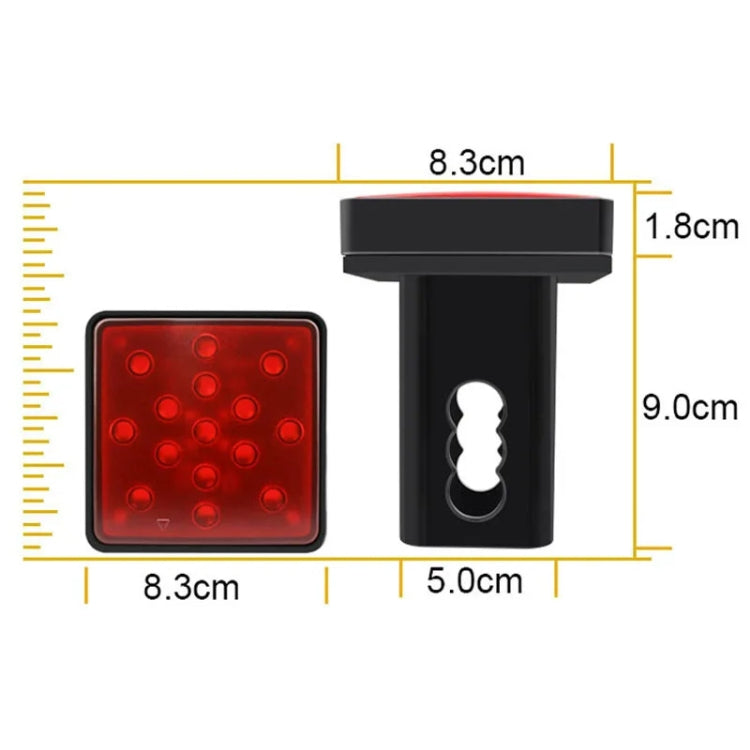 Luci per rimorchio a LED per autoveicoli Luci freno posteriori universali, Black Shell 12 Light, Black Shell 15 Light, Red Shell 12 Lights, Red Shell 15 Lights