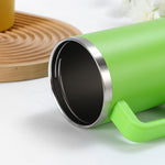 Tazza per sottovuoto a doppio strato da 40 once con tazza per thermos in acciaio inossidabile con manico in cannuccia
