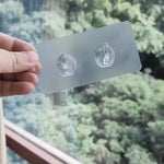 Gancio doppio per asciugamani di carta Gancio adesivo in plastica senza traccia