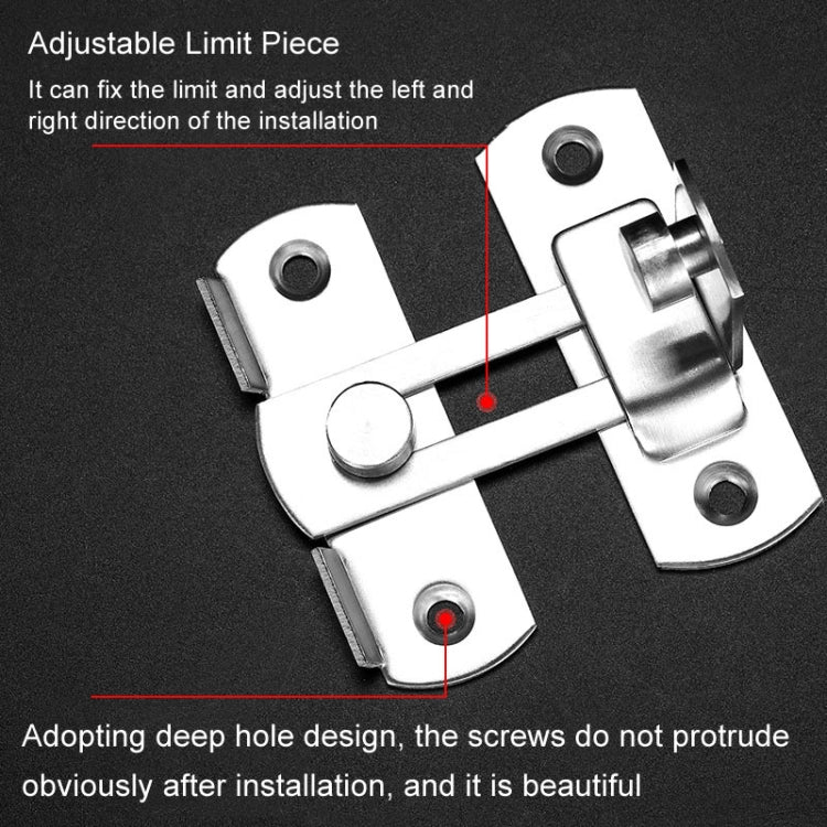Gancio per serratura per porta della stalla Inserimento fibbia per porta in acciaio inossidabile, Small 201 Stainless Steel, Medium 201 Stainless Steel, Extra Large 201 Stainless Steel, Small 304 Stainless Steel, Middle 304 Stainless Steel             ...