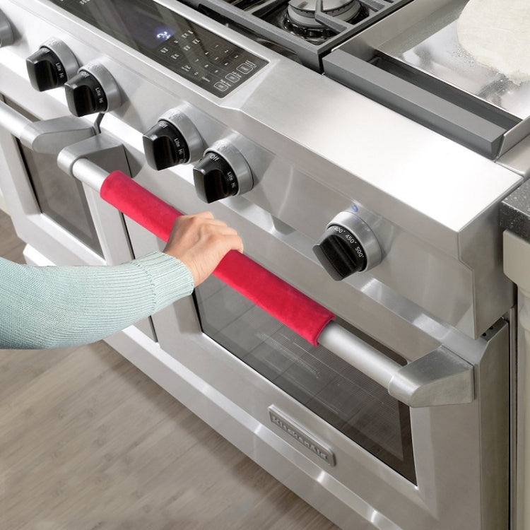 1 paio di coperchio antiscivolo per maniglia del frigorifero, coperchio per maniglia resistente all'olio per forno a microonde