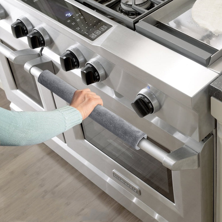1 paio di coperchio antiscivolo per maniglia del frigorifero, coperchio per maniglia resistente all'olio per forno a microonde