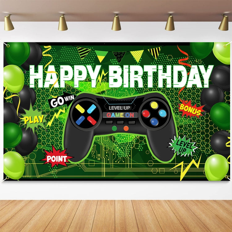 Banner di decorazione per feste di compleanno a tema console di gioco 180x110 cm, 2023SRB51, 2023SRB53, 2023SRB54
