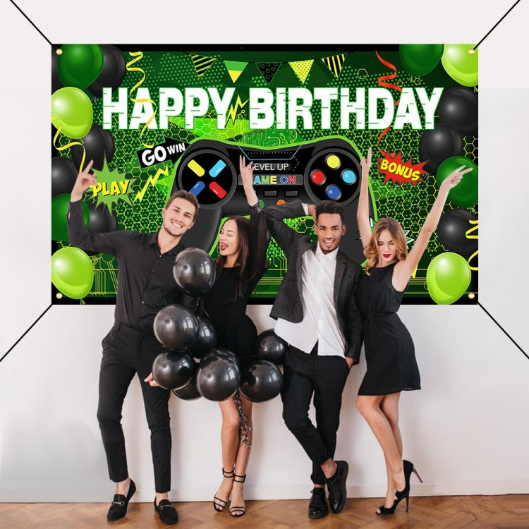 Banner di decorazione per feste di compleanno a tema console di gioco 180x110 cm, 2023SRB51, 2023SRB53, 2023SRB54