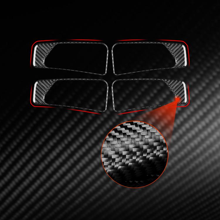 Adesivi per maniglie interne delle portiere per Mercedes-Benz Classe G W463, set da 4 pezzi.