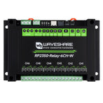 Scheda controllo industriale RP2350 con modulo Wi-Fi e 6 relè