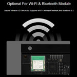 Scheda controllo industriale RP2350 con modulo Wi-Fi e 6 relè