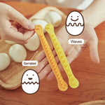 Tagliauova in pizzo Stampo per uova fai-da-te Strumenti per preparare insalata da cucina, 2pcs /Set