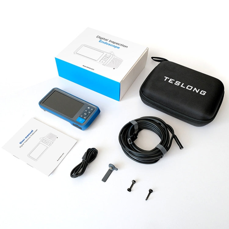 Endoscopio con doppia lente 8mm e schermo 4,5" HD Teslong MS450
