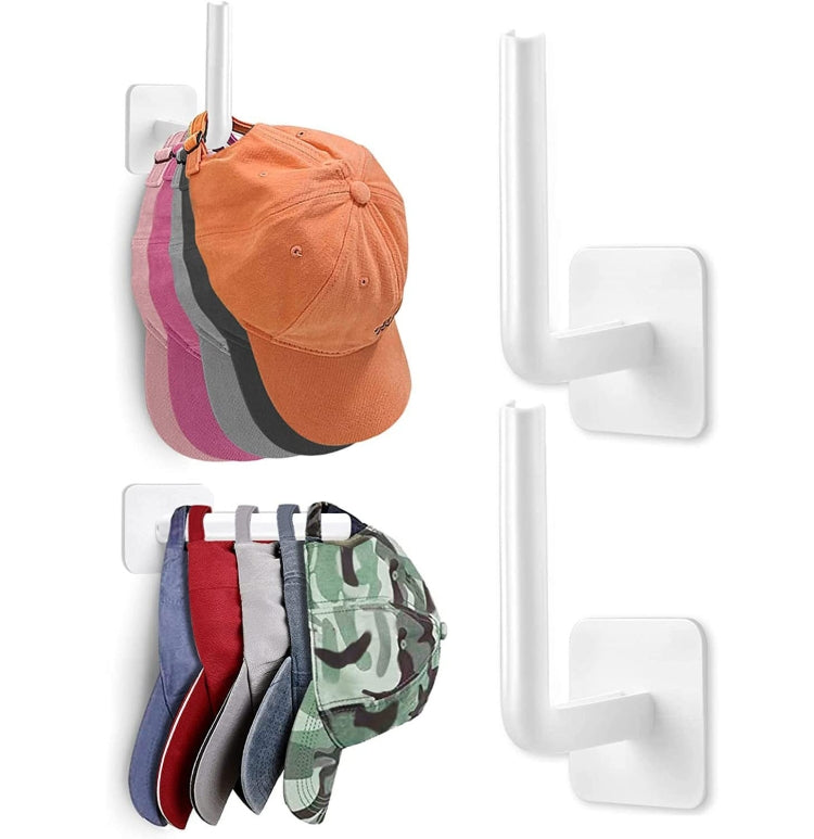 Gancio per scaffale da appendere autoadesivo da parete per cappello da baseball da 2 pezzi