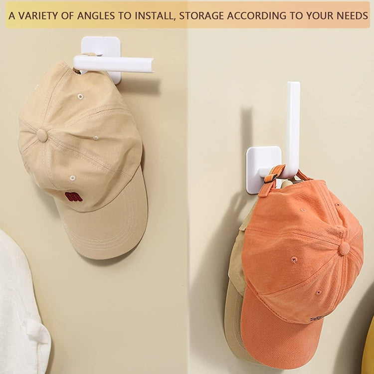 Gancio per scaffale da appendere autoadesivo da parete per cappello da baseball da 2 pezzi