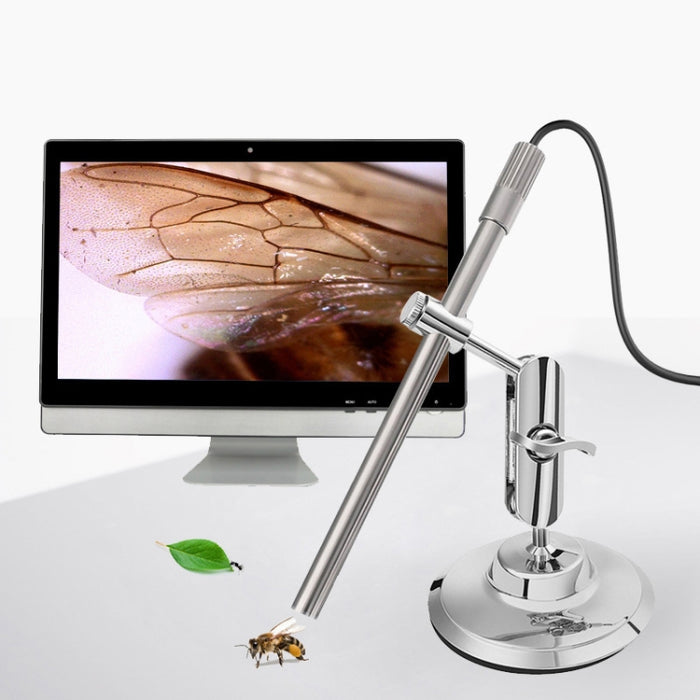 Teslong MS100 ingrandimento 200X messa a fuoco regolabile microscopio USB microscopio elettronico HD per telefono e computer