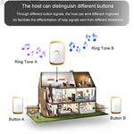 Cercapersone wireless impermeabile per anziani 2-3 utenti