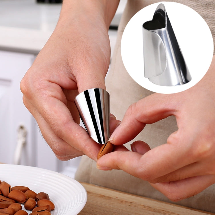 Protezione per le mani multifunzionale per tagliare le verdure Sgusciare le noci Gadget Peeling Smalto per unghie, Single