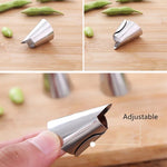 Protezione per le mani multifunzionale per tagliare le verdure Sgusciare le noci Gadget Peeling Smalto per unghie, Single