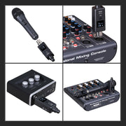 Sistema wireless microfono MTU-002 trasmettitore e ricevitore UHF