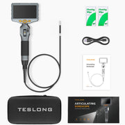 Teslong TD500 HD 5 pollici grande schermo 360 gradi doppio sterzo periscopio Revisione componenti industriali