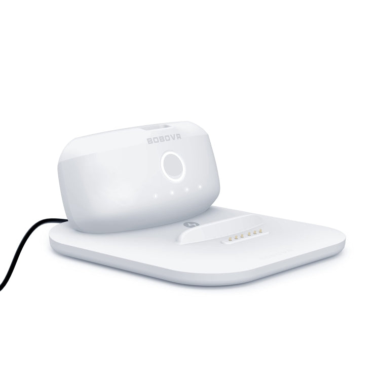 BOBOVR Stazione di ricarica doppia Dock di ricarica magnetico per pacco batteria Quest 3 Head Strap B2, Twin Charger Station