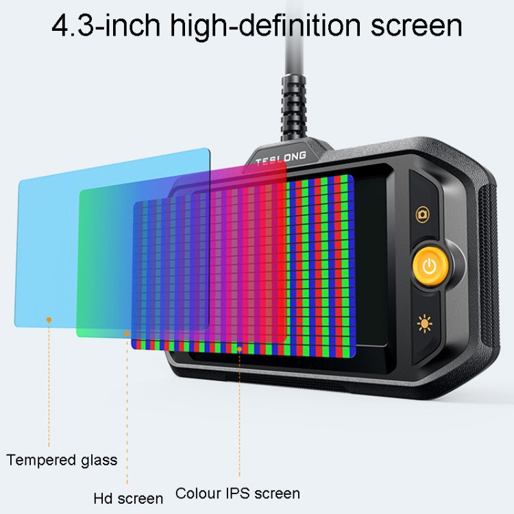 Teslong TS43S Sonda con Schermo 4,3" HD e 3 Lenti