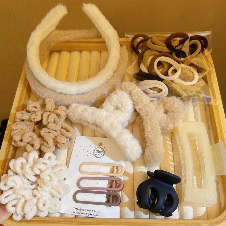 Accessori per capelli combinati Set di anelli per capelli con clip per capelli Fascia per temperamento semplice, 111 In 1, 31 In 1, 67 In 1