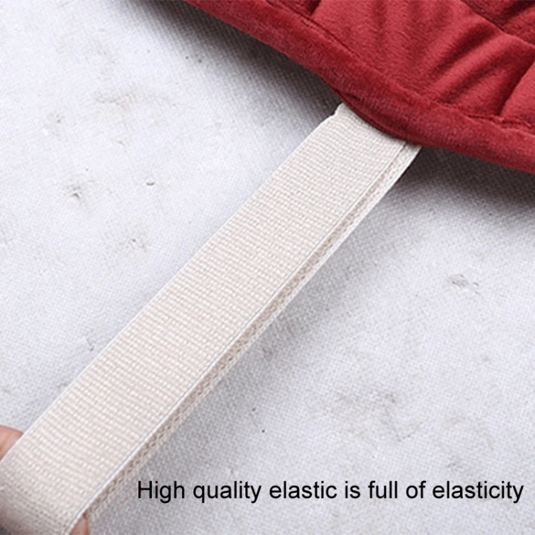 Cuscino del sedile invernale in peluche antiscivolo e senza schienale per auto, Front Row Beige, Front Row Red, Front Row Black, Front Row Coffee