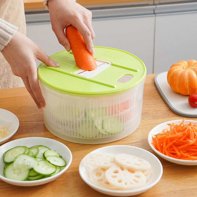 Affettatrice per grattugia per uso domestico, disidratatore per verdure multifunzionale, cestello di scarico da cucina di grande capacità, Multifunctional Dehydrator