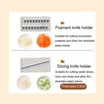 Affettatrice per grattugia per uso domestico, disidratatore per verdure multifunzionale, cestello di scarico da cucina di grande capacità, Multifunctional Dehydrator