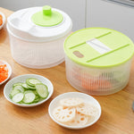Affettatrice per grattugia per uso domestico, disidratatore per verdure multifunzionale, cestello di scarico da cucina di grande capacità, Multifunctional Dehydrator
