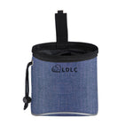 LDLC Outdoor Pet Snack Bag Borsa da addestramento per cani riflettente in tessuto Oxford, Light Pink, Light Grey, Denim Blue