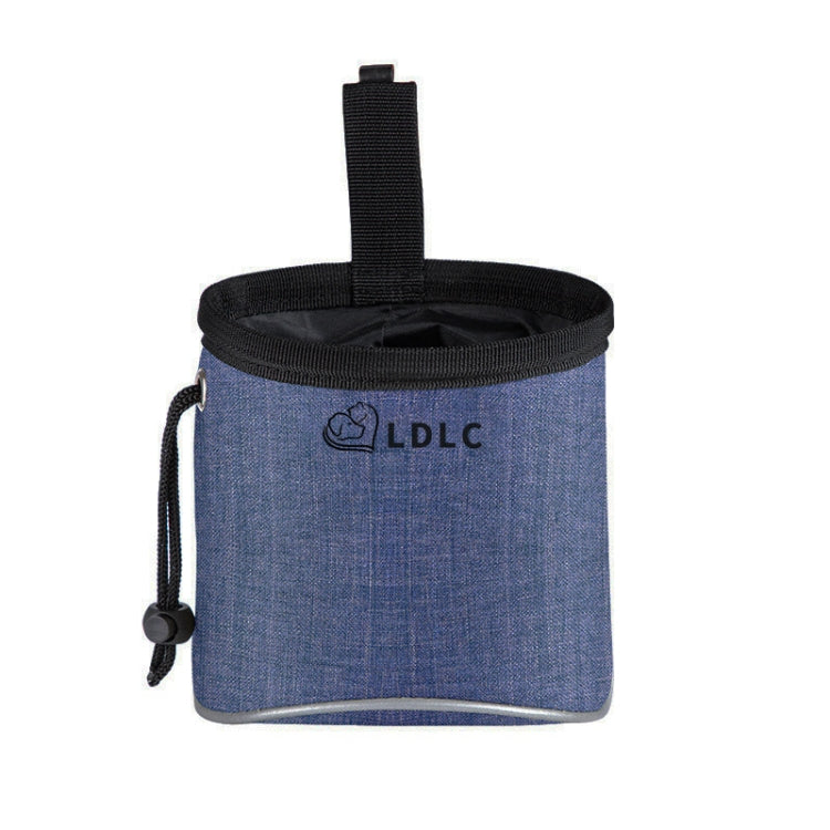 LDLC Outdoor Pet Snack Bag Borsa da addestramento per cani riflettente in tessuto Oxford, Light Pink, Light Grey, Denim Blue