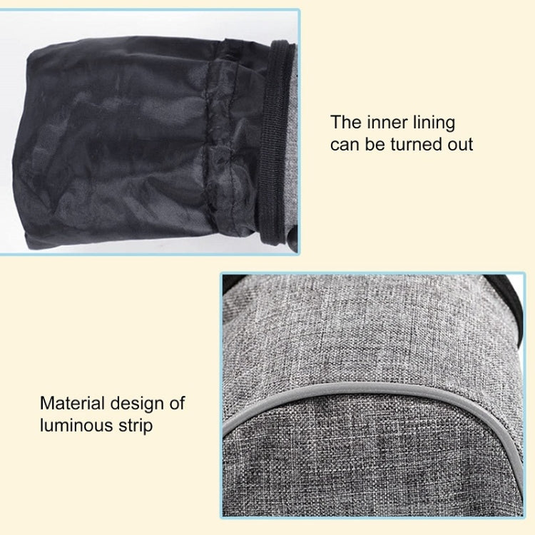 LDLC Outdoor Pet Snack Bag Borsa da addestramento per cani riflettente in tessuto Oxford, Light Pink, Light Grey, Denim Blue