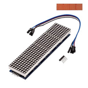 MAX7219 Modulo battage punto LH Modulo di controllo a chip singolo Display 4 in 1 con cavo 5P, Red Light, Green Light, Blue Light