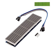 MAX7219 Modulo battage punto LH Modulo di controllo a chip singolo Display 4 in 1 con cavo 5P, Red Light, Green Light, Blue Light
