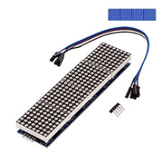 MAX7219 Modulo battage punto LH Modulo di controllo a chip singolo Display 4 in 1 con cavo 5P, Red Light, Green Light, Blue Light