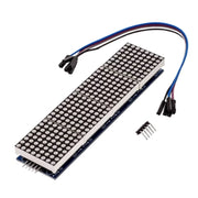 MAX7219 Modulo battage punto LH Modulo di controllo a chip singolo Display 4 in 1 con cavo 5P, Red Light, Green Light, Blue Light
