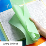 YAOJIE Tappetino per esami antiscivolo Cancelleria per studenti Disegno Scrittura Lavagna morbida Tappetino per ufficio, A3 White, A3 Pink, A3 Blue, A4  White, A4 Pink, A4 Blue
