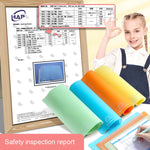 YAOJIE Tappetino per esami antiscivolo Cancelleria per studenti Disegno Scrittura Lavagna morbida Tappetino per ufficio, A3 White, A3 Pink, A3 Blue, A4  White, A4 Pink, A4 Blue