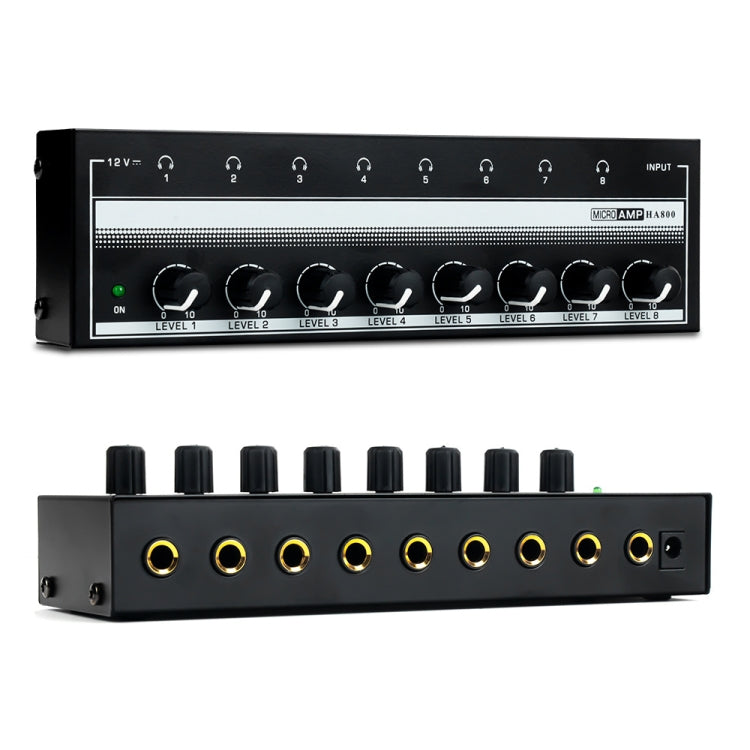 Amplificatore cuffie multicanale 8 canali HA800