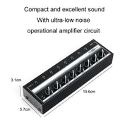 Amplificatore per cuffie multicanale con monitoraggio a 8 canali per studio di registrazione, presa americana, HA800