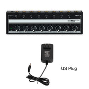 Amplificatore per cuffie multicanale con monitoraggio a 8 canali per studio di registrazione, presa americana, HA800