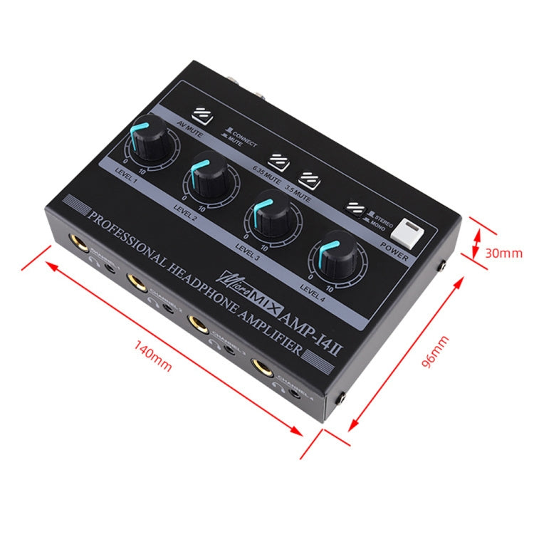 Distributore amplificatori cuffie portatile 8 canali AMP-i4Ⅱ