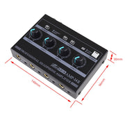 Distributore di amplificatori per cuffie portatili con monitoraggio Mini HIFI a 8 canali, AMP-i4Ⅱ