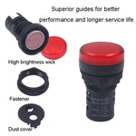 Indicatore luminoso LED CHINT ND16-22DS 24V/220V
