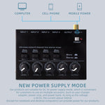 Mixer audio stereo 4 canali ultracompatto MAX400