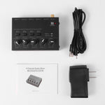 Mixer audio stereo 4 canali ultracompatto MAX400