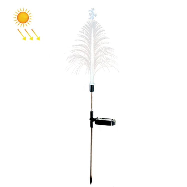 Lampada decorativa per festival incandescente impermeabile per esterni con luce solare per albero di Natale, Star Moon Transparent