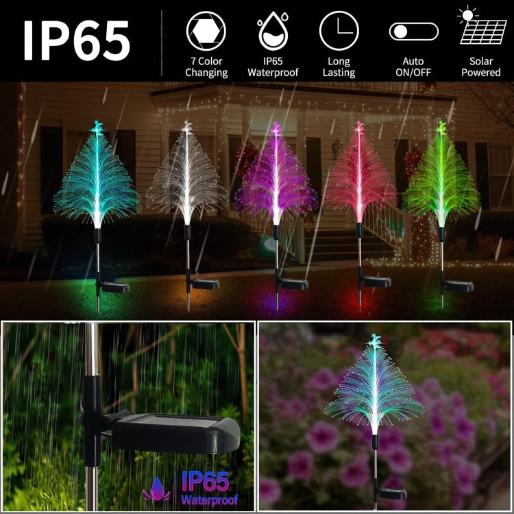 Lampada decorativa per festival incandescente impermeabile per esterni con luce solare per albero di Natale, Star Moon Transparent